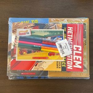 SEALED Scholastic My Summer Books Bundle & Double-sided Color Pencils (Grade 8)